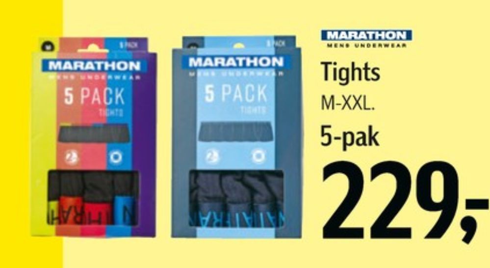 Marathon, Tights
