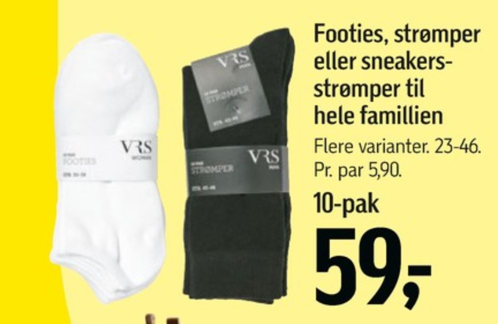 VRS, Strømper