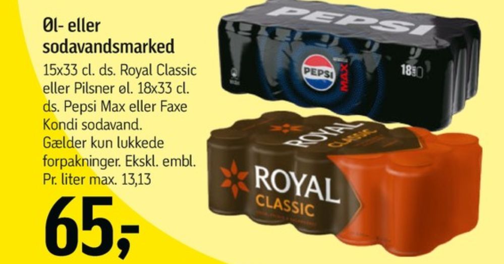 Pepsi Max, Cola 18 pk.