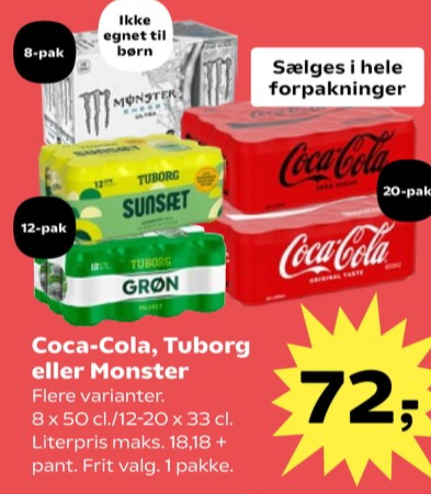 Monster Ultra Energy, Energidrik 8 pk.