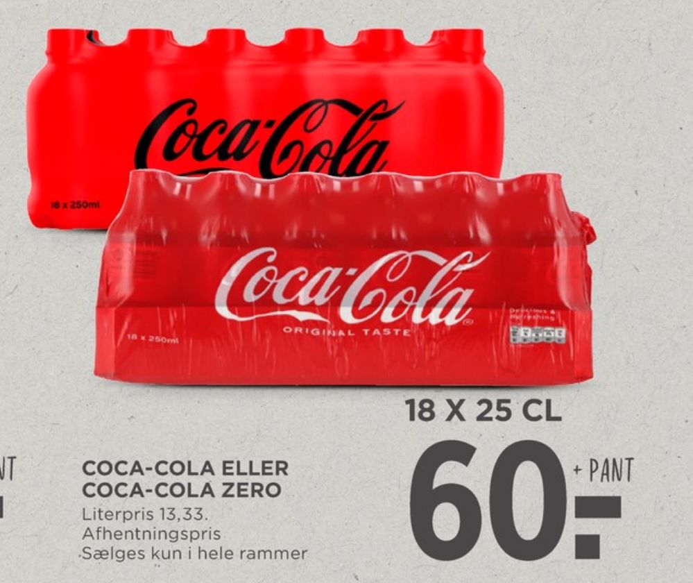 Coca Cola Zero, Cola 18 pk.