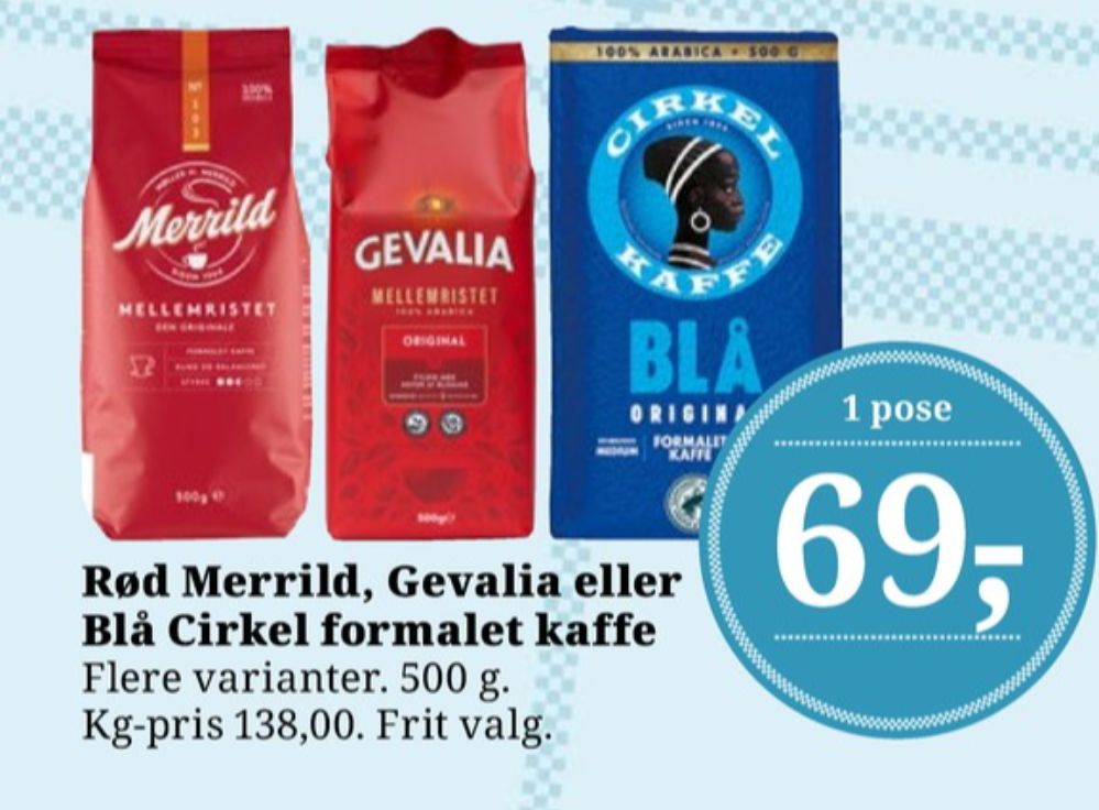 Gevalia Original, Kaffe Formalet