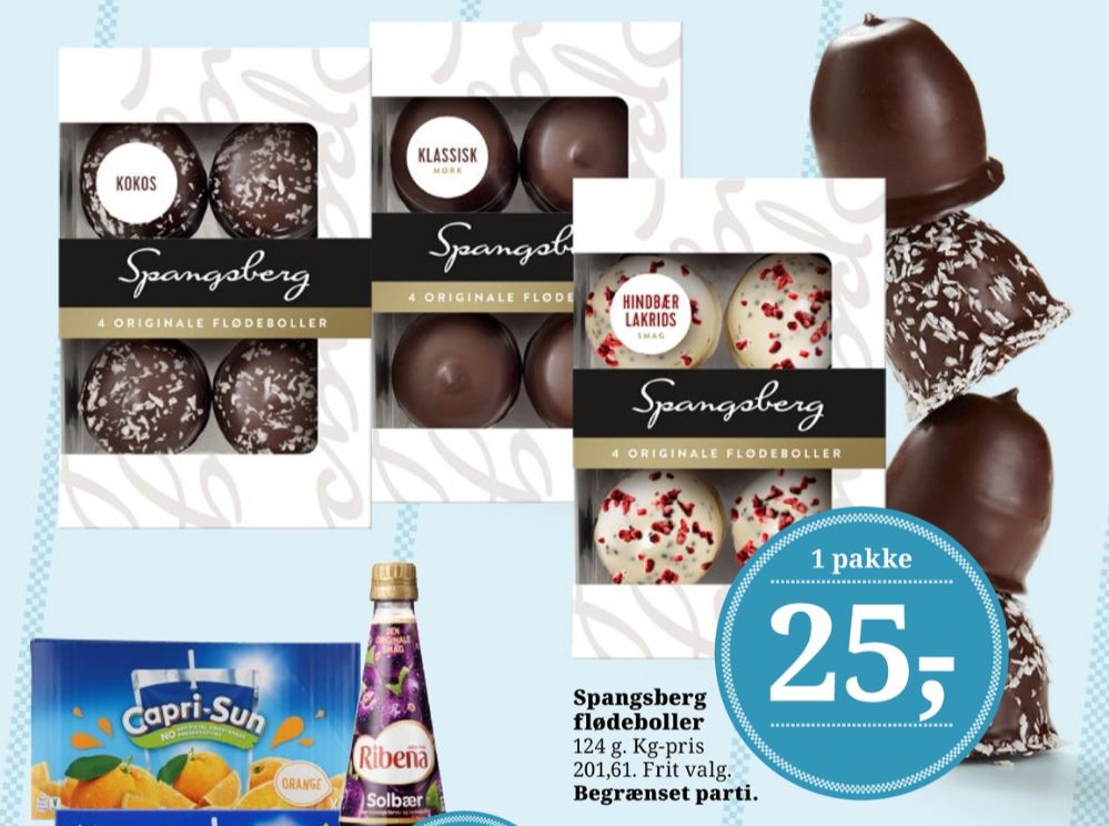 Spangsberg, Flødeboller Kokos