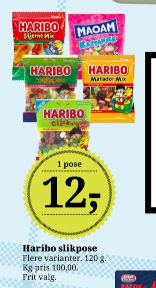 Haribo Click Mix Sour, Slikposer