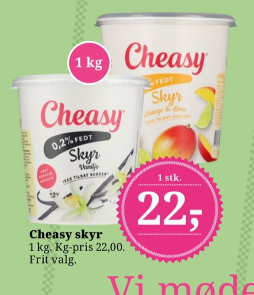 Cheasy, Vanilje Skyr 