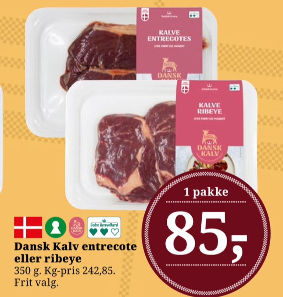Danish Crown Dansk Kalv, Kalveribeye