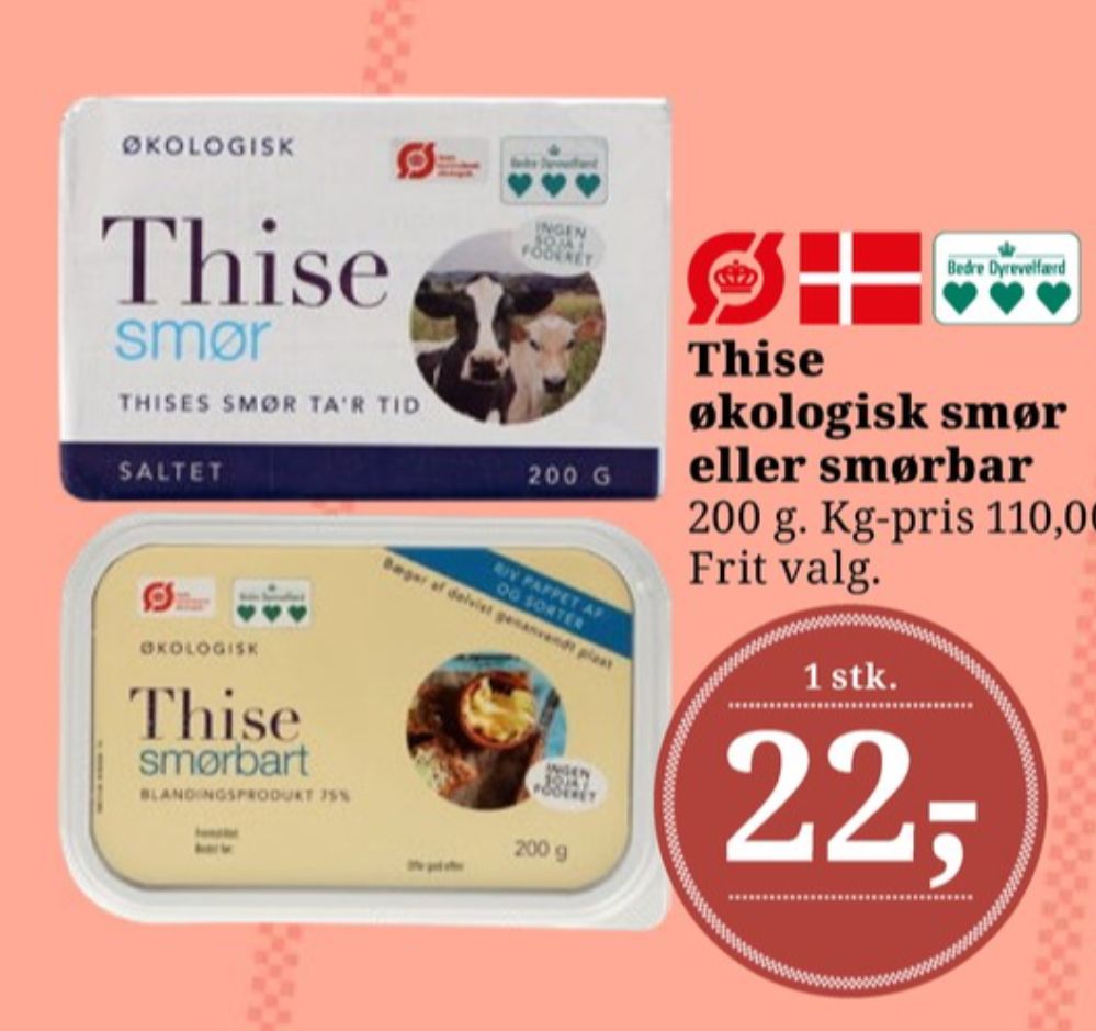 Thise, Smør