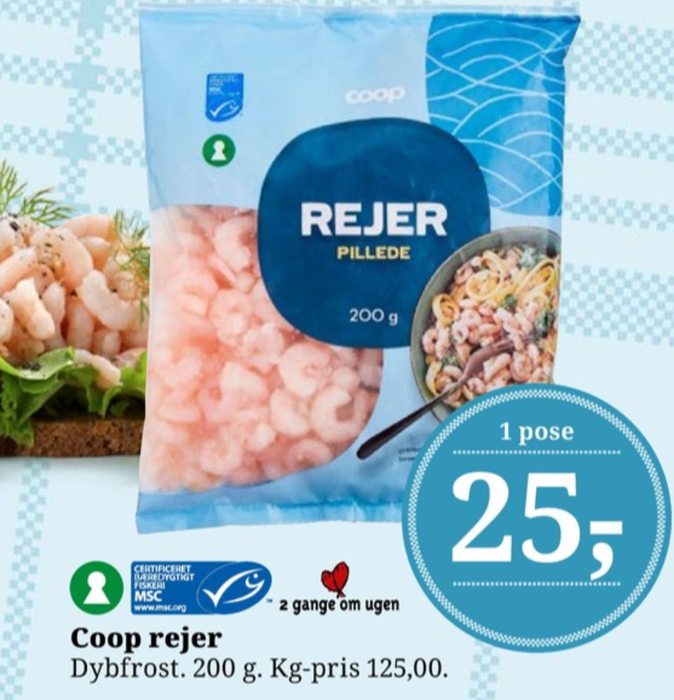 Coop 365, Rejer