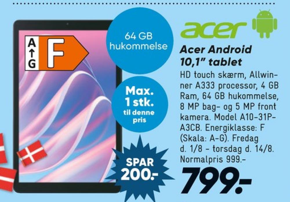 Acer, Tablet