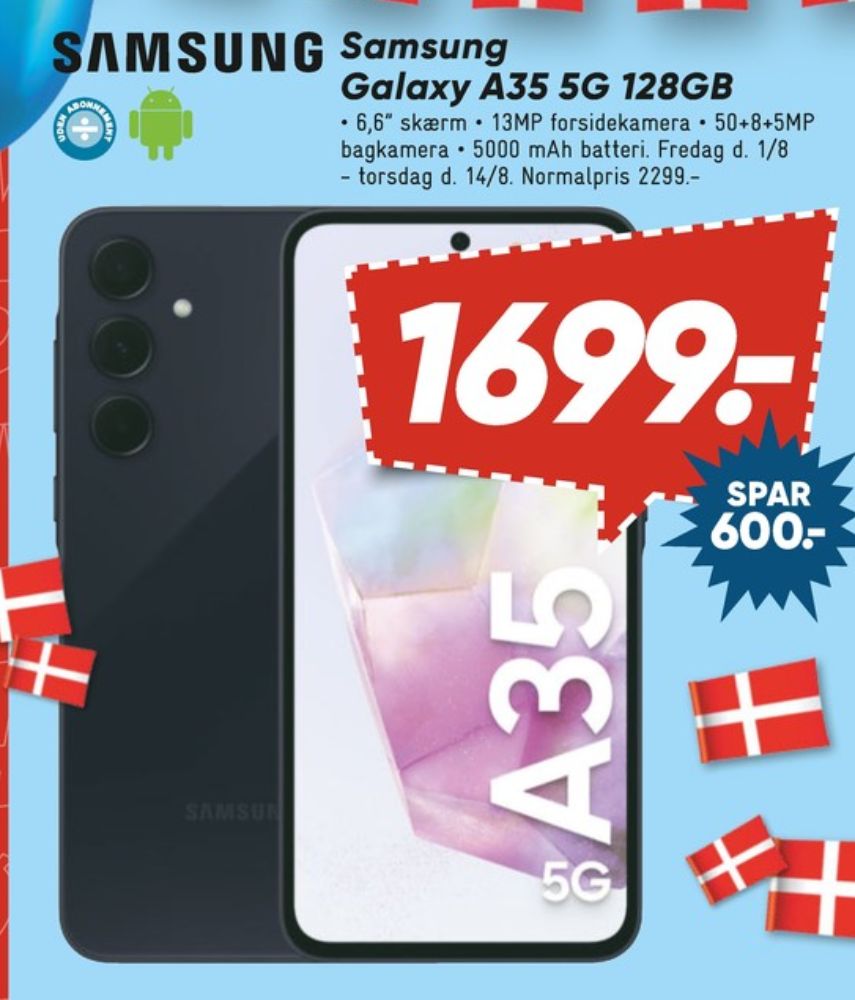 Samsung Galaxy A35, Mobiltelefon