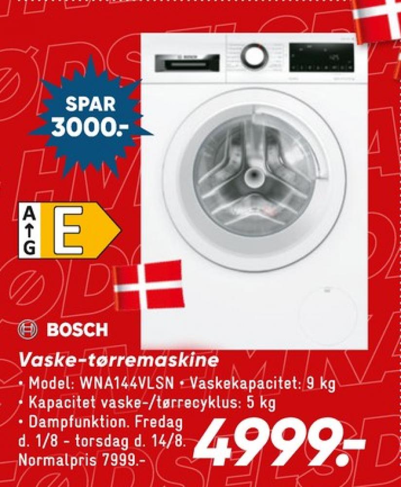 Bosch, Vaske-/tørremaskine