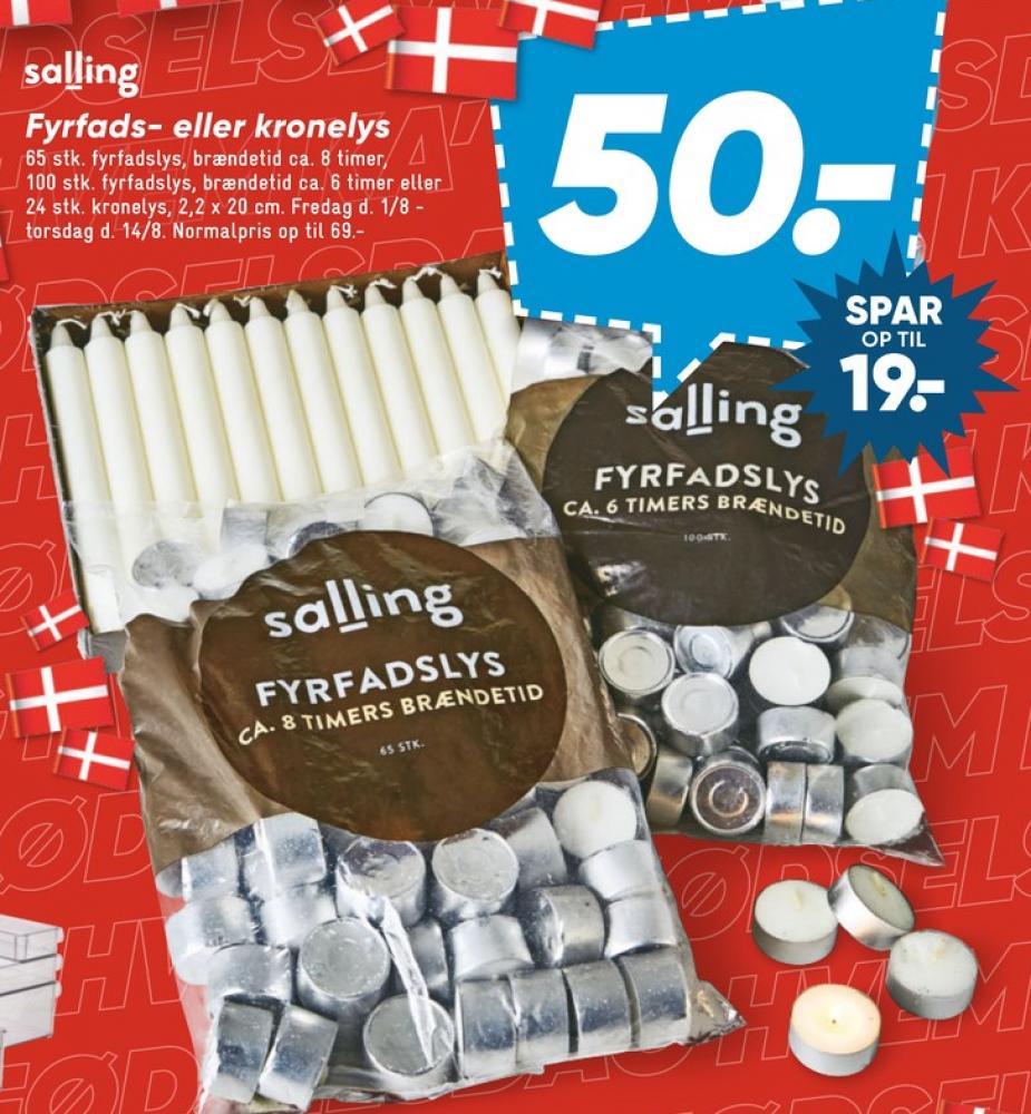 Salling, Fyrfadslys