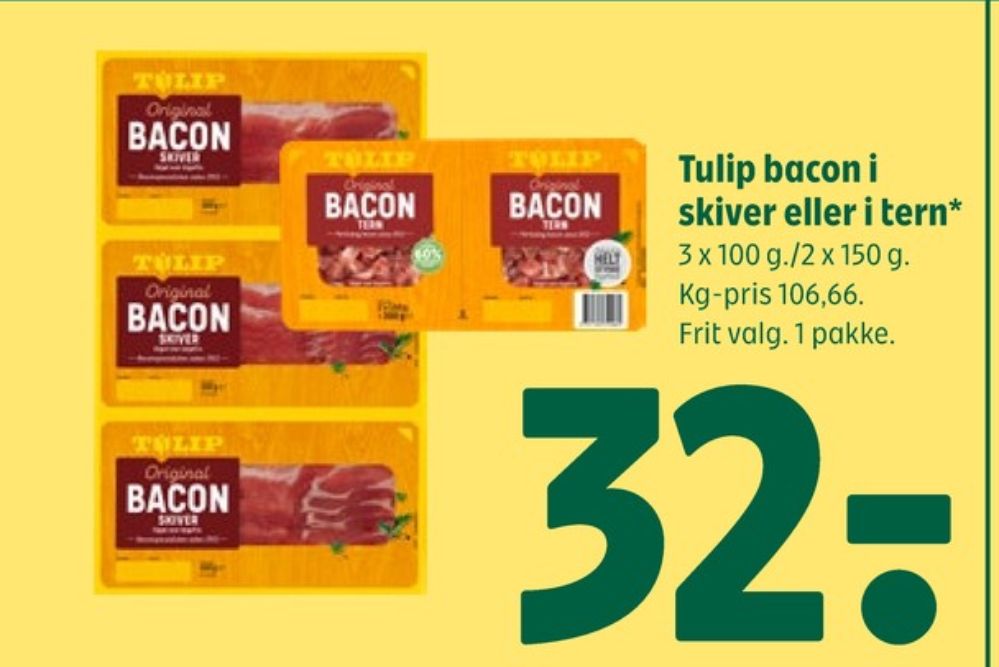 Tulip, Bacontern