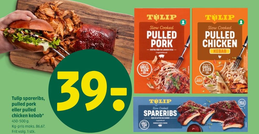 Tulip, Pulled Chicken Kebab