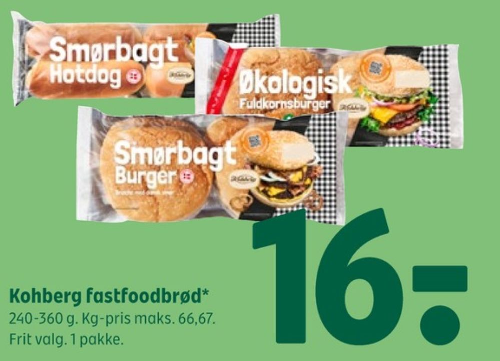 Kohberg, Smørbagt Burgerboller