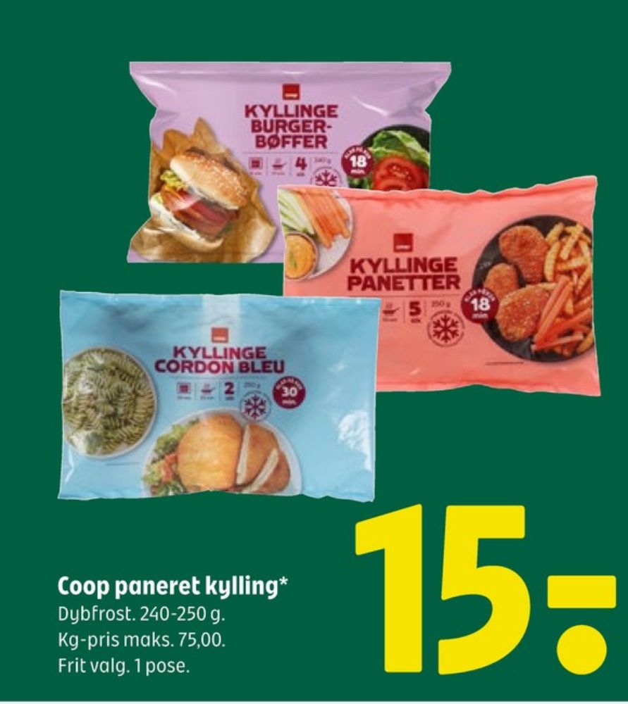 Coop, Kyllingepanetter