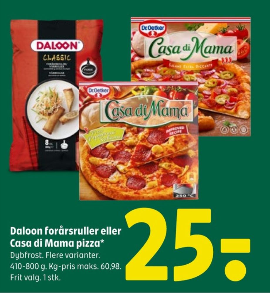 Daloon, Forårsruller
