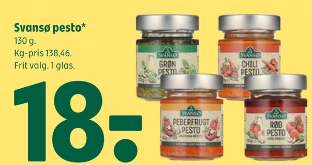 Svansø, Peberfrugt Pesto