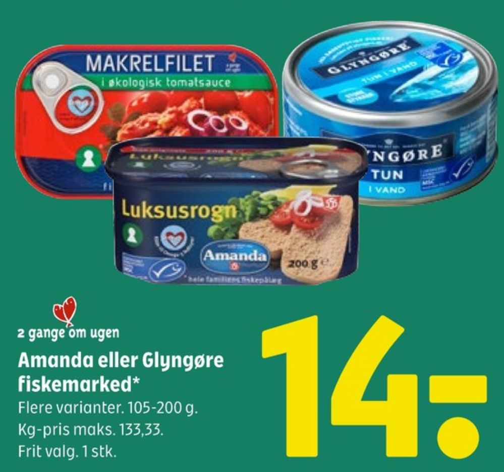 Amanda Seafood, Makrelfilet i Økologisk Tomatsauce