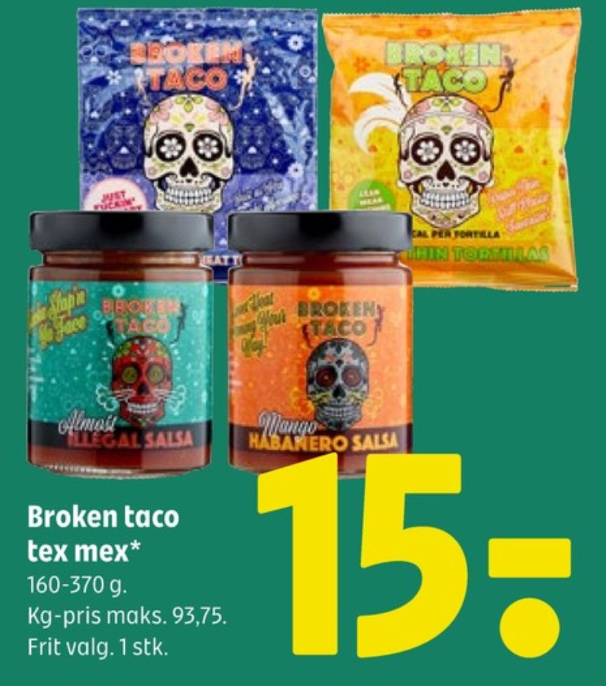 Broken Taco, Mango Habanero Salsa