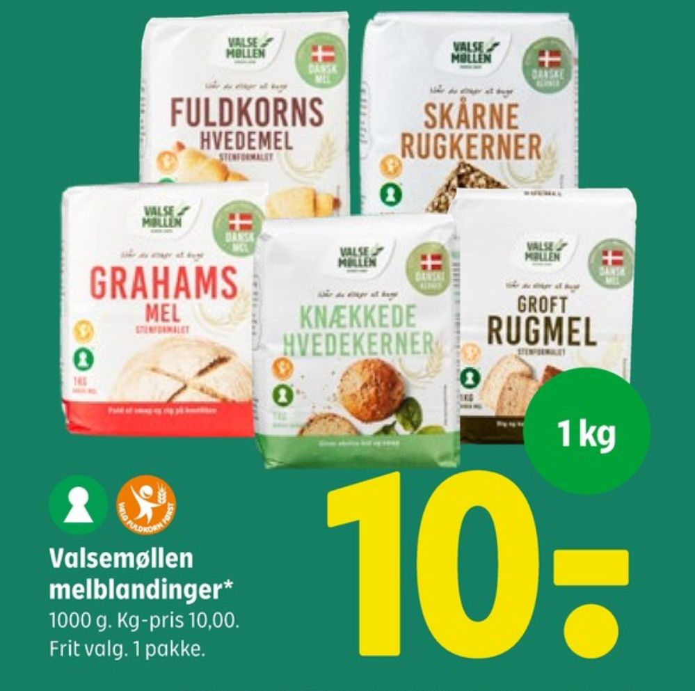 Valsemøllen, Rugkerner