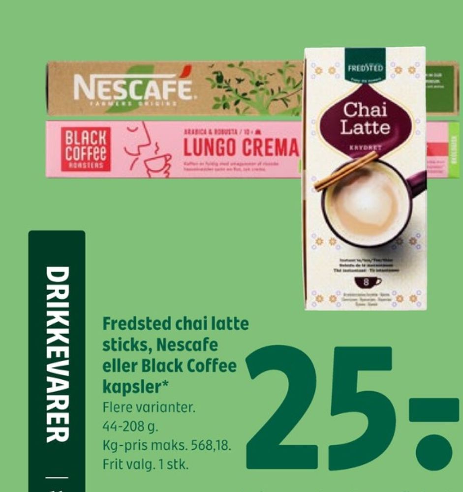 Nescafe Brazil, Kaffekapsler
