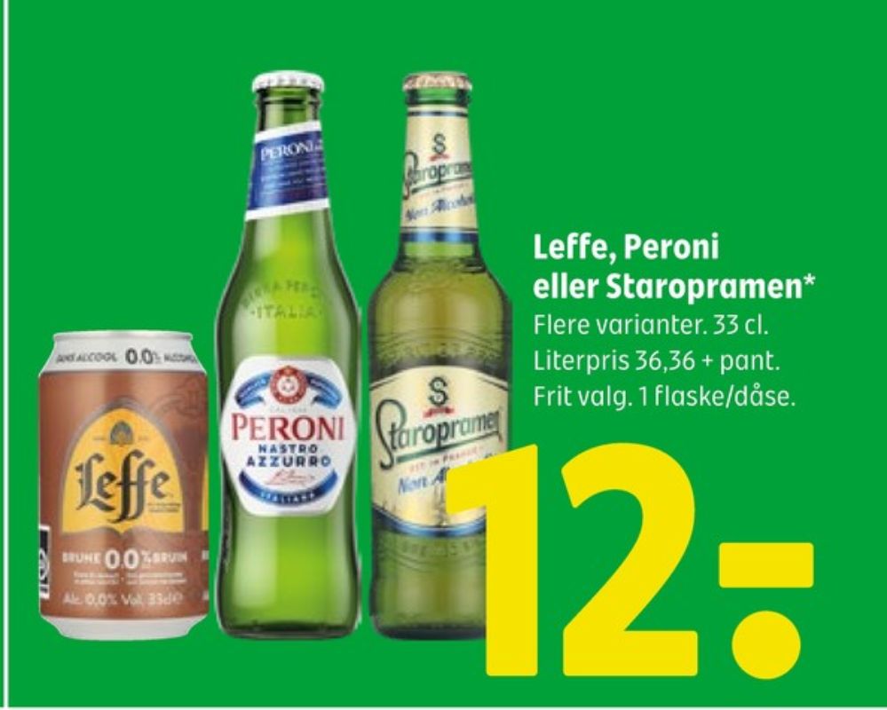 Staropramen Non Alcoholic, Øl - Alkoholfri