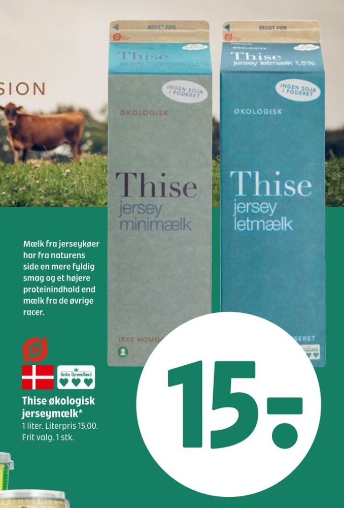 Thise, Jersey Letmælk