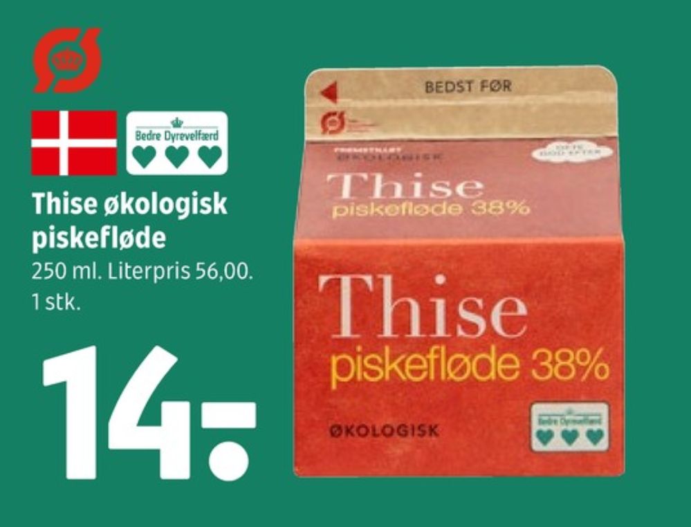 Thise, Piskefløde 38%