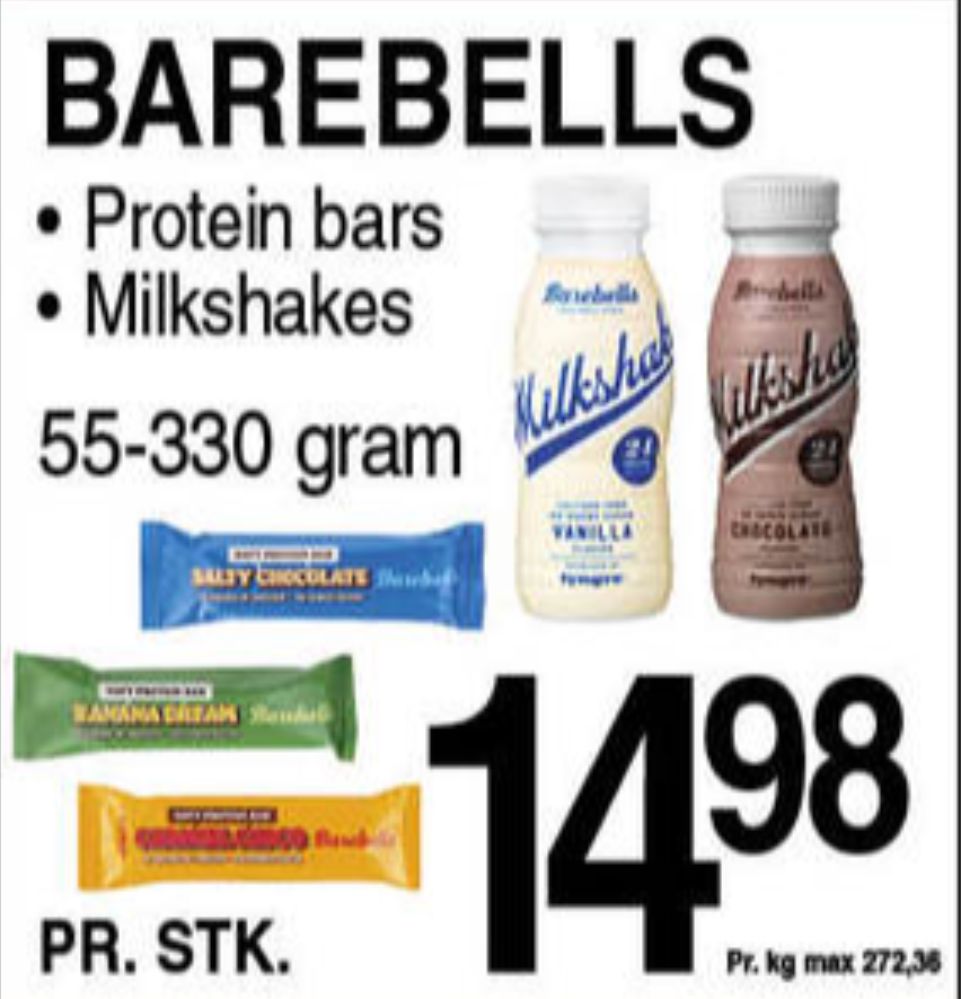 Barebells, Milkshake Chocolate