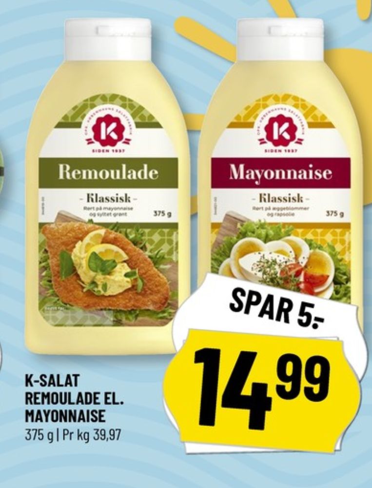 K-salat, Mayonnaise Klassisk