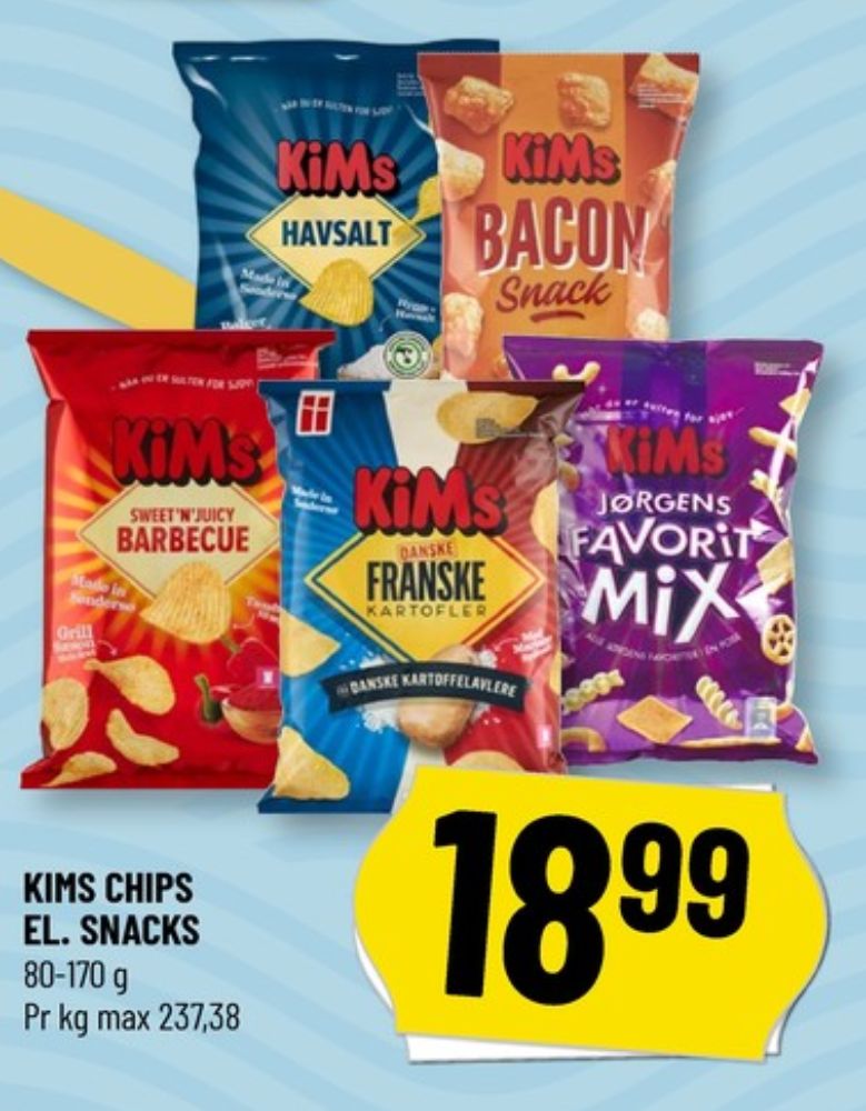 Kims, Sweet n Juicy Barbecue Chips
