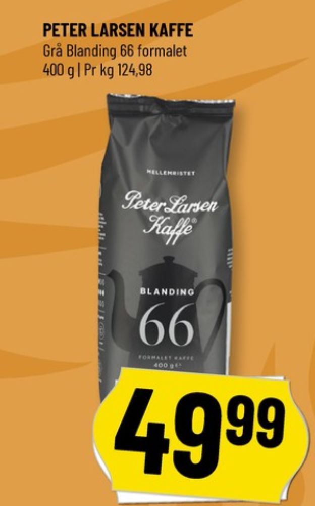 Peter Larsen Blanding 66, Kaffe Formalet