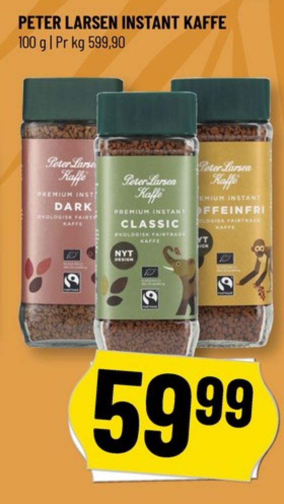 Peter Larsen Dark, Instant Kaffe