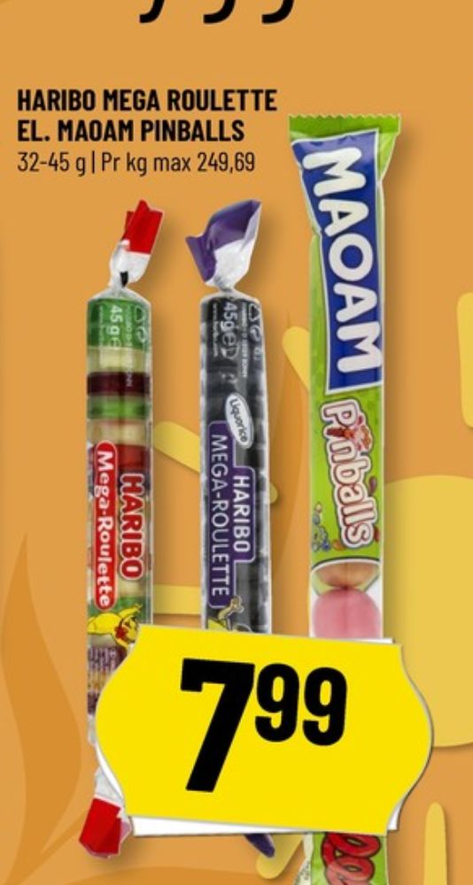 Haribo Mega Roulette, Slikrulle Liquorice