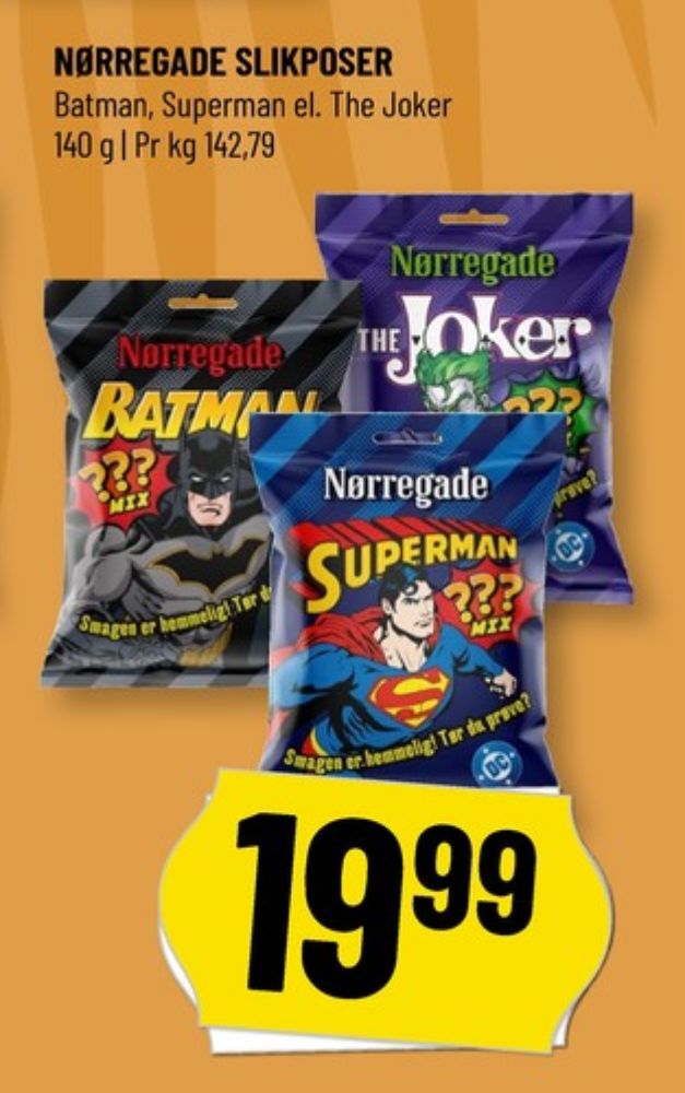 Nørregade The Joker, Slikposer