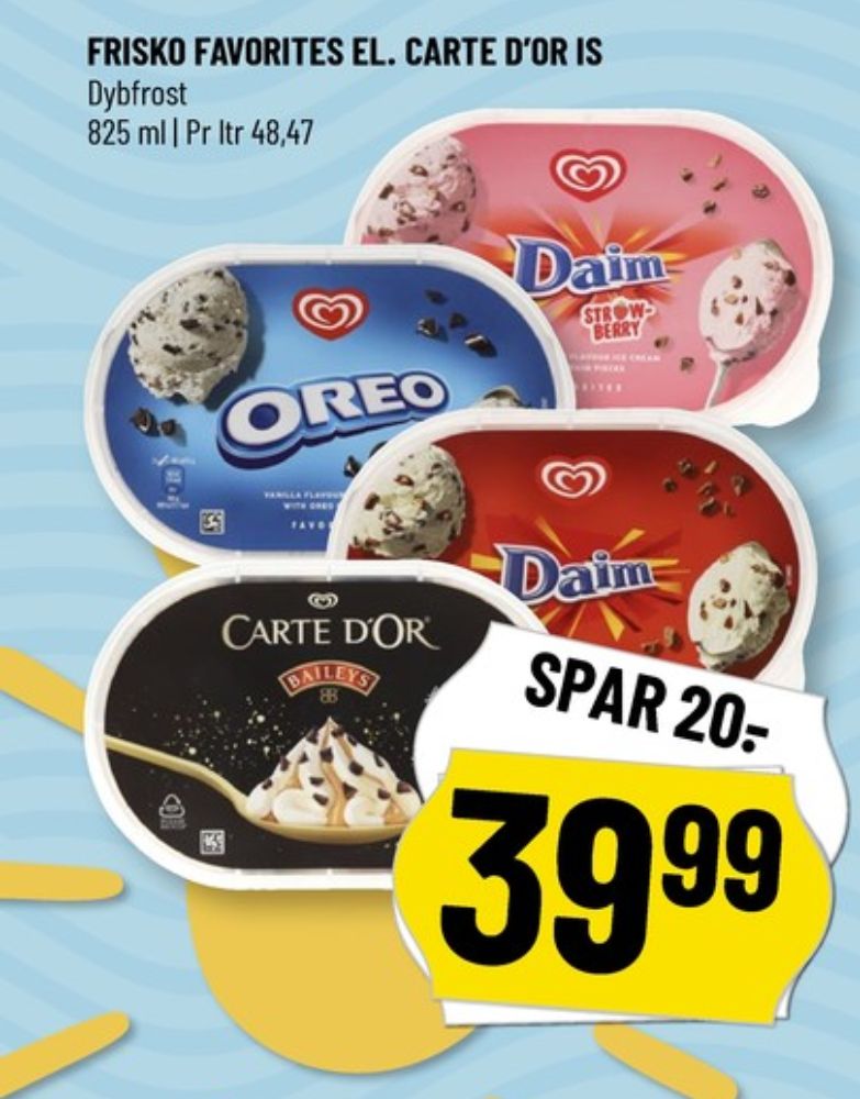 Carte d'Or Les Desserts, Baileys is