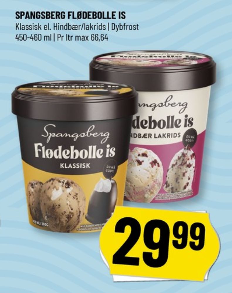 Spangsberg, Flødebolle is Hindbær Lakrids