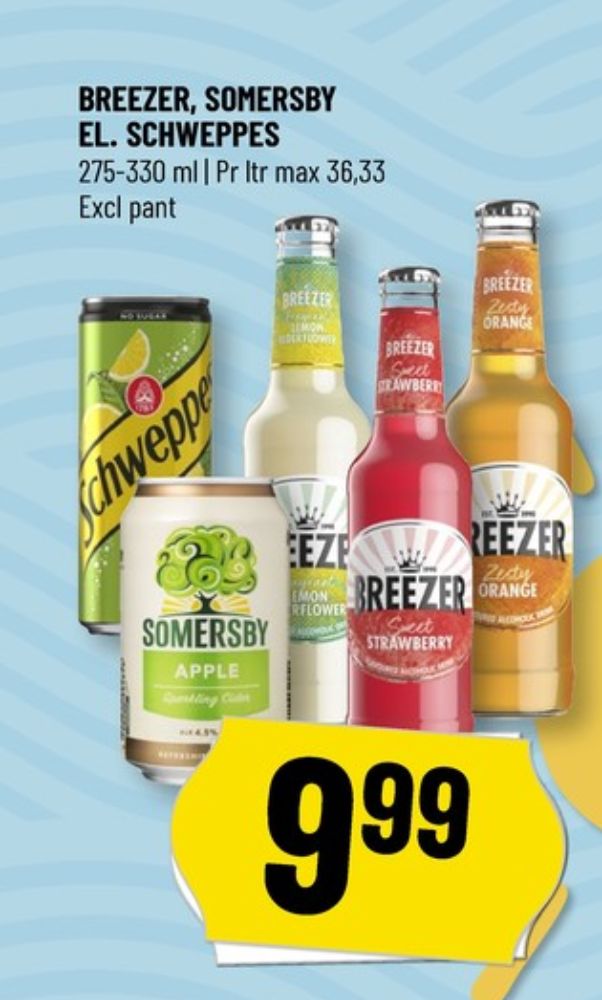 Schweppes Lemon, Lemonsodavand