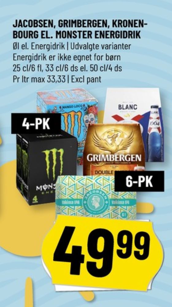 Monster Energy, Energidrik 4 pk.