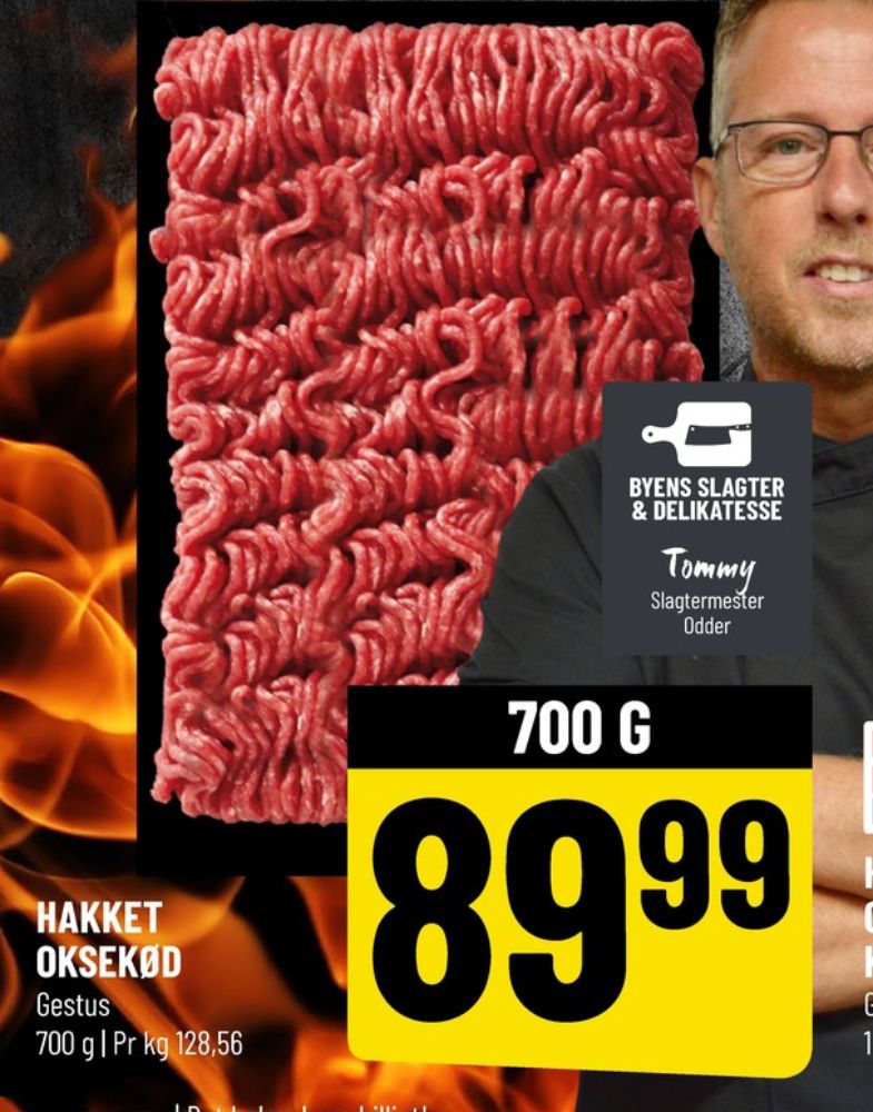 Gestus, Hakket oksekød 7-10%