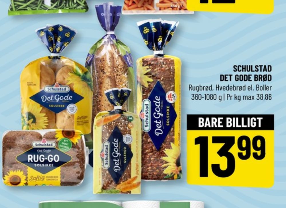 Schulstad Det Gode, Solsikkerugbrød