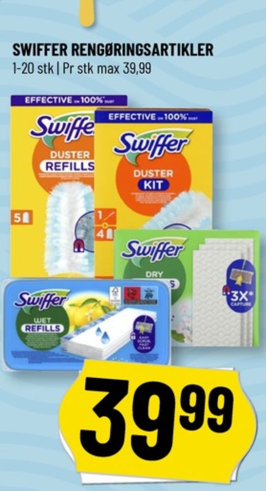 Swiffer, Klude