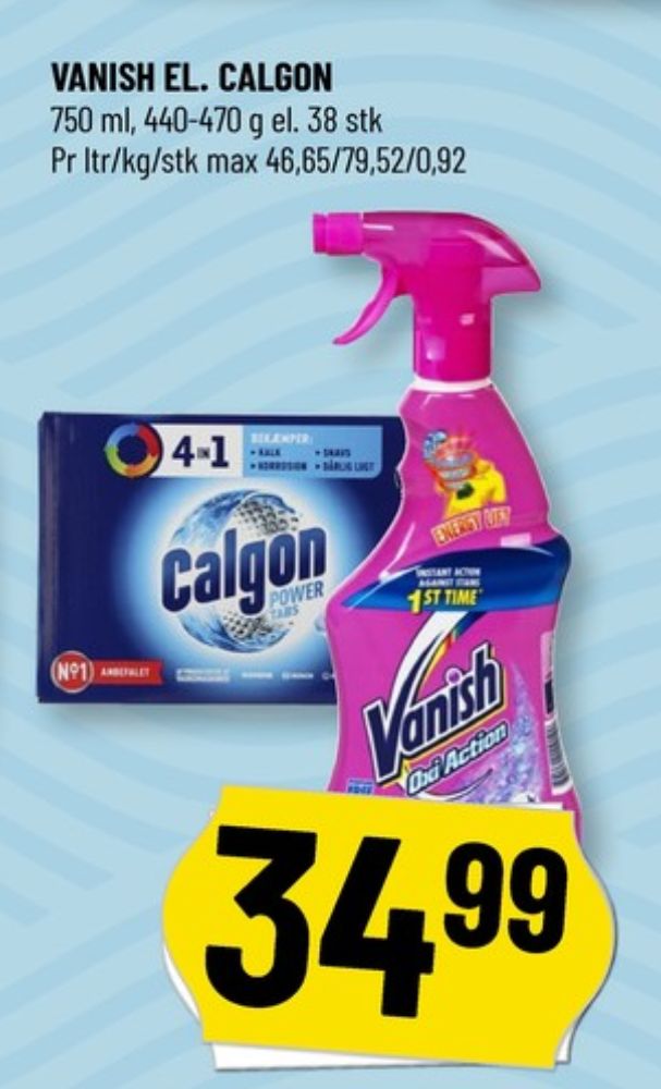 Vanish, Pletfjerner