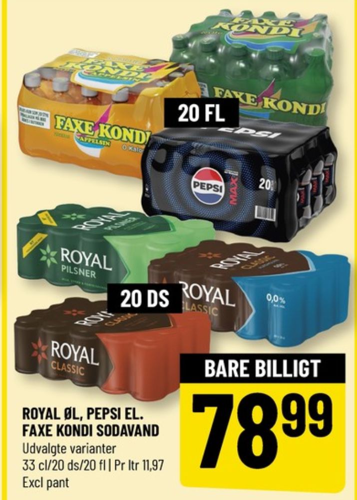 Royal Pilsner, Øl 20 pk.