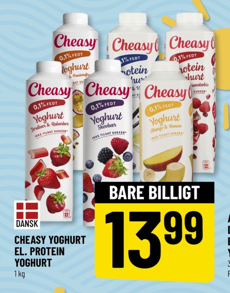 Cheasy, Skyr yoghurt Blåbær/Vanilje