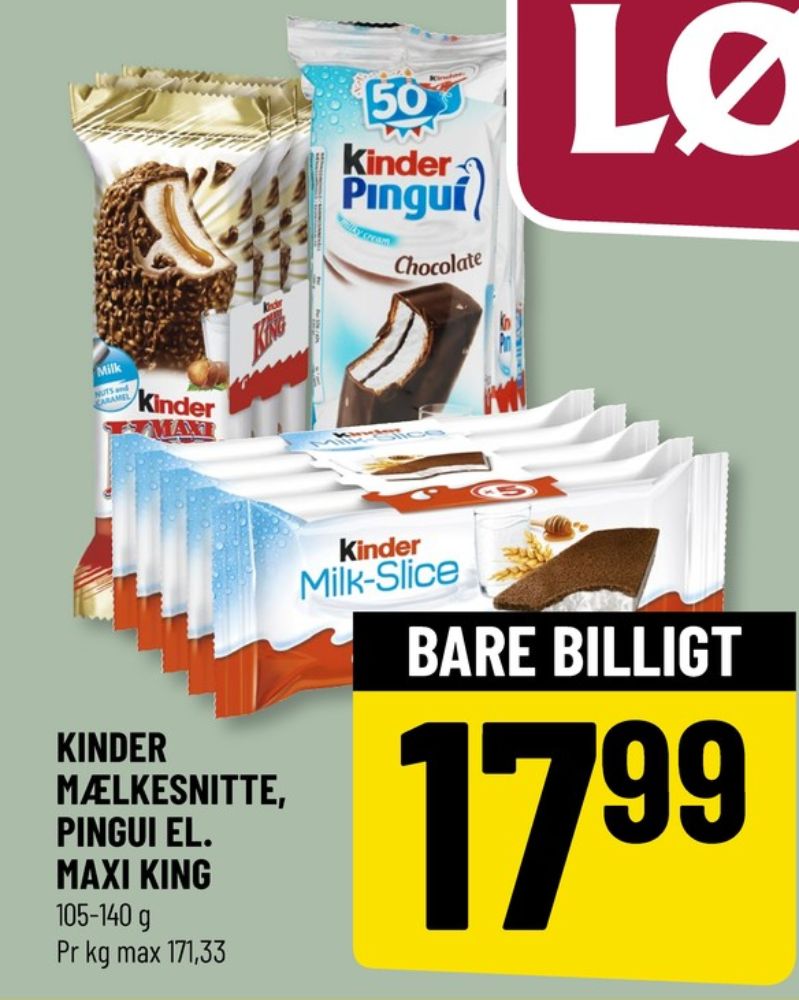 Kinder Pingui, Cool Snacks