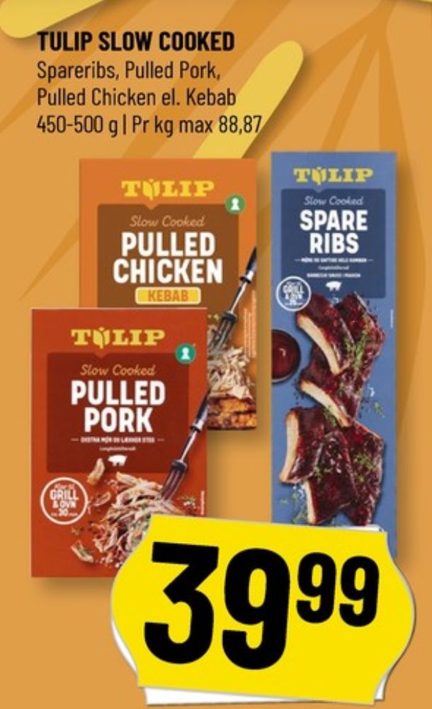 Tulip, Spareribs