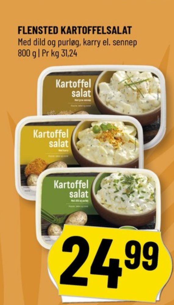 Flensted, Kartoffelsalat med Dild & Purløg