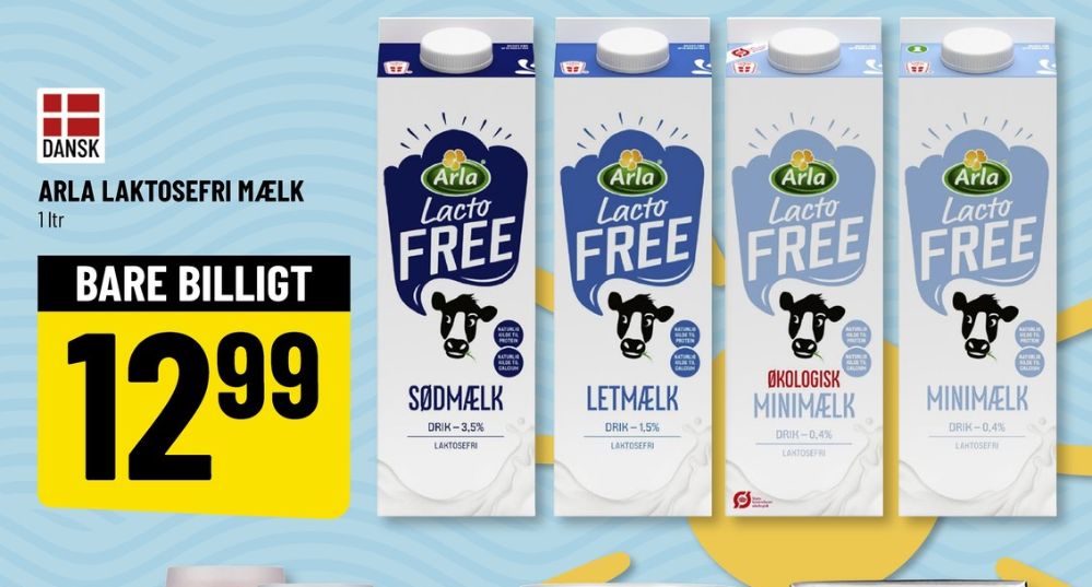 Arla Lacto FREE, Sødmælk